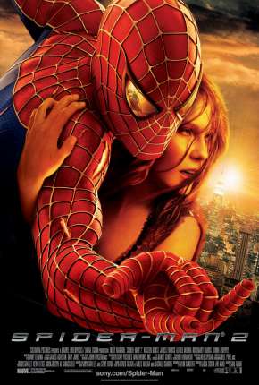 Capa do Filme Homem-Aranha 2 - Versão Estendida (2004) – pôster oficial