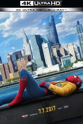 Capa do Filme Homem-Aranha - De Volta ao Lar - 4K (2017) – pôster oficial