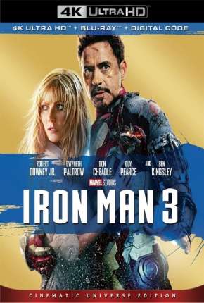 Capa do Filme Homem de Ferro 3 4K (2013) – pôster oficial