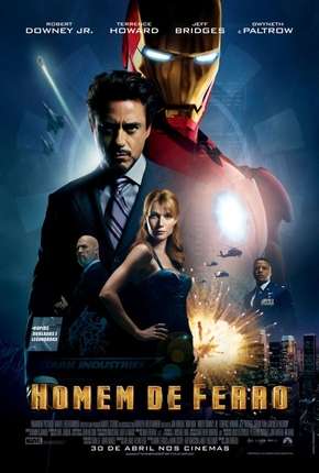 Capa do Filme Homem de Ferro - IMAX OPEN MATTE (2008) – pôster oficial