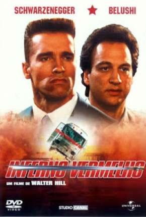 Capa do Filme Inferno Vermelho (1988) – pôster oficial