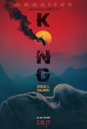 Capa do Filme Kong - A Ilha da Caveira - DVD-R (2017) – pôster oficial