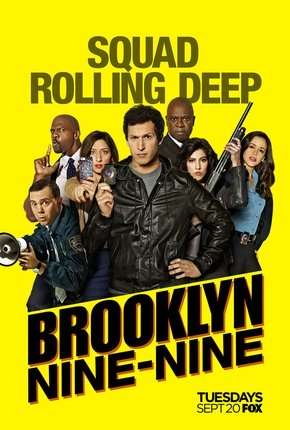 Capa do Série Lei e Desordem - Brooklyn Nine-Nine 4ª Temporada (2016) – pôster oficial