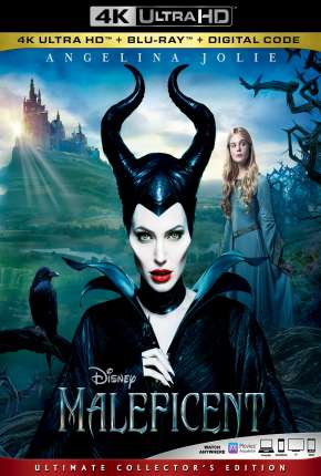 Capa do Filme Malévola 4K (2014) – pôster oficial