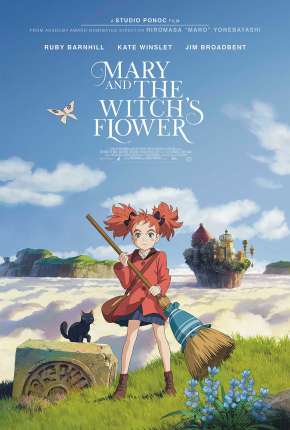 Capa do Filme Mary e a Flor da Bruxa (2017) – pôster oficial