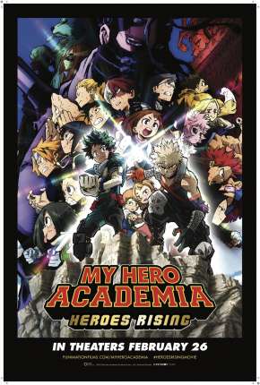 Capa do Filme My Hero Academia: Ascensão dos Heróis - Legendado (2020) – pôster oficial