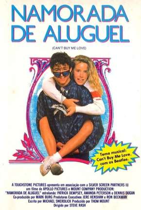 Capa do Filme Namorada de Aluguel - Cant Buy Me Love (1987) – pôster oficial