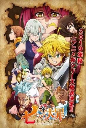Capa do Desenho Nanatsu no Taizai - Kamigami no Gekirin - 3ª Temporada Legendada (2019) – pôster oficial