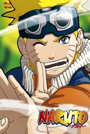 Capa do Desenho Naruto Clássico - 1ª Temporada (2002) – pôster oficial