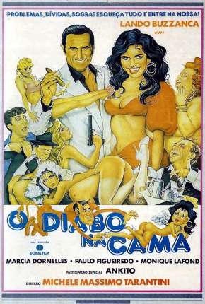 Capa do Filme O Diabo na Cama (1988) – pôster oficial