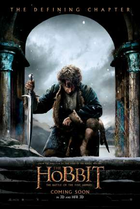 Capa do Filme O Hobbit - A Batalha dos Cinco Exércitos - Versão Estendida (2014) – pôster oficial