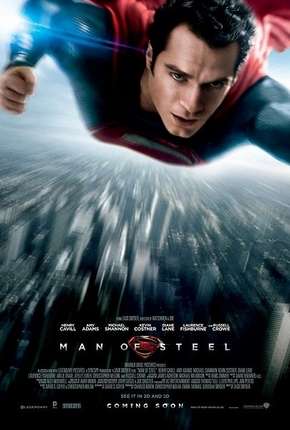 Capa do Filme O Homem de Aço - Man of Steel (2013) – pôster oficial