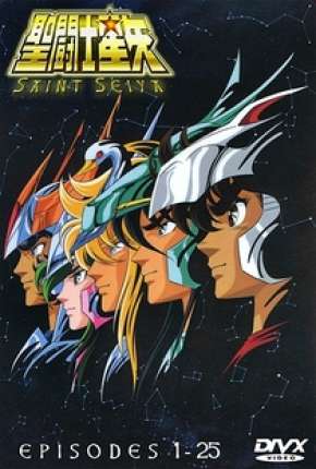 Capa do Desenho Os Cavaleiros do Zodíaco - Saga 1 - Santuário - 2ª Temporada (1986) – pôster oficial