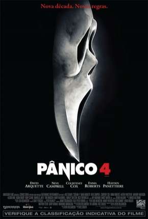 Capa do Filme Pânico 4 - Scream 4 (2011) – pôster oficial