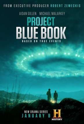Capa do Série Projeto Livro Azul - Project Blue Book (2019) – pôster oficial