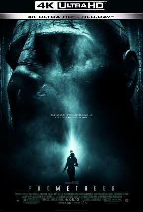 Capa do Filme Prometheus - 4K (2012) – pôster oficial