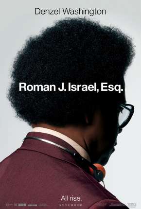 Capa do Filme Roman J. Israel (2017) – pôster oficial
