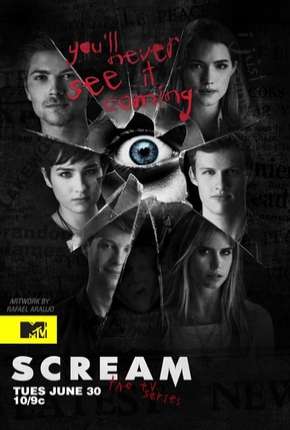 Capa do Série Scream - 1ª Temporada (2015) – pôster oficial