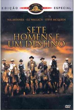 Capa do Filme Sete Homens e Um Destino (Clássico 1960) (1960) – pôster oficial