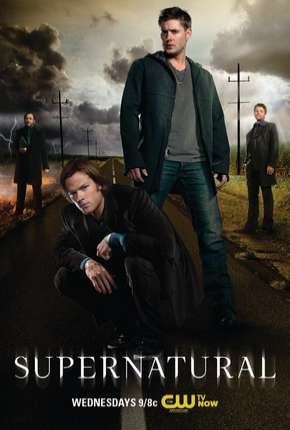 Capa do Série Sobrenatural - 8ª Temporada Completa (2012) – pôster oficial
