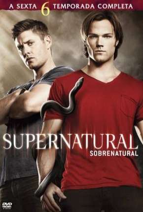 Capa do Série Sobrenatural - Supernatural 6ª Temporada (2010) – pôster oficial