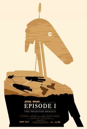 Capa do Filme Star Wars - Episódio I - A Ameaça Fantasma (1999) – pôster oficial