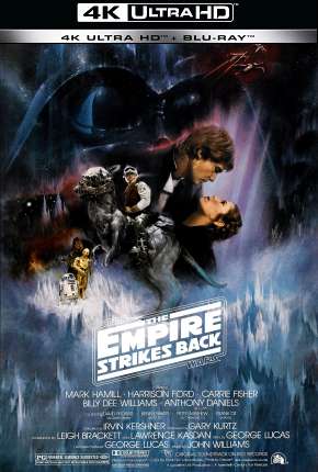 Capa do Filme Star Wars - Episódio V - O Império Contra-Ataca - 4K (1980) – pôster oficial