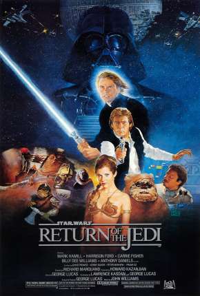 Capa do Filme Star Wars, Episódio VI - O Retorno do Jedi (1983) – pôster oficial