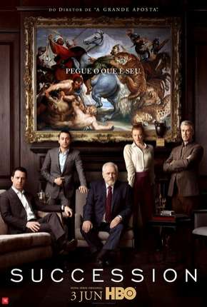 Capa do Série Succession - 1ª Temporada Completa (2019) – pôster oficial