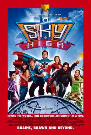 Capa do Filme Super Escola de Heróis (2005) – pôster oficial