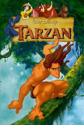 Capa do Filme Tarzan - Animação (1999) – pôster oficial