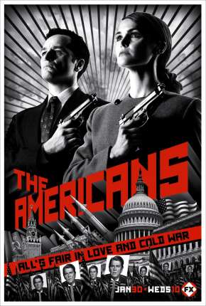 Capa do Série The Americans - 6ª Temporada (2013) – pôster oficial
