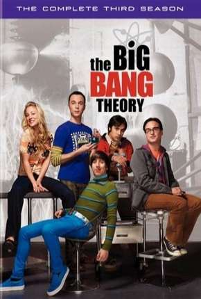 Capa do Série The Big Bang Theory (Big Bang - A Teoria) 3ª Temporada (2009) – pôster oficial