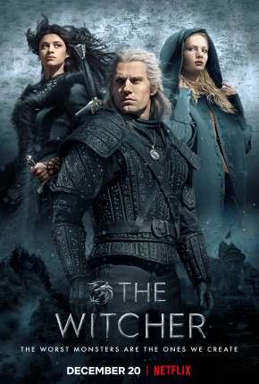Capa do Série The Witcher - 1ª Temporada Completa (2019) – pôster oficial