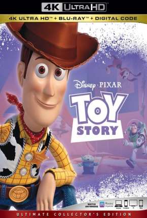 Capa do Filme Toy Story - Um Mundo de Aventuras 4K (1995) – pôster oficial
