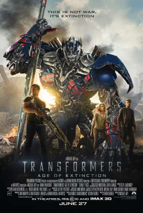 Capa do Filme Transformers - A Era da Extinção - IMAX (2014) – pôster oficial