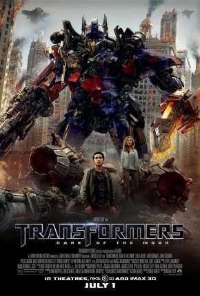 Capa do Filme Transformers - O Lado Oculto da Lua (2011) – pôster oficial