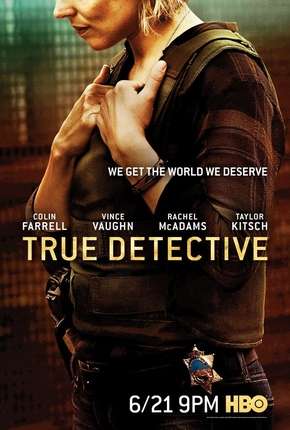 Capa do Série True Detective - 2ª Temporada Completa (2014) – pôster oficial