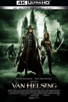Capa do Filme Van Helsing - O Caçador de Monstros - 4K (2004) – pôster oficial