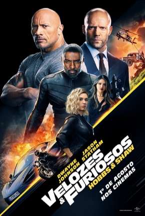 Capa do Filme Velozes e Furiosos - Hobbs e Shaw (2019) – pôster oficial