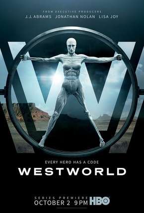 Capa do Série Westworld - 1ª Temporada Completa (2016) – pôster oficial