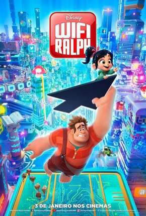 Capa do Filme WiFi Ralph - Quebrando a Internet + Extras (2018) – pôster oficial