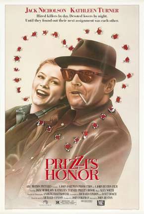 Capa do Filme A Honra do Poderoso Prizzi (1985) – pôster oficial