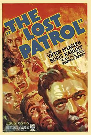 Capa do Filme A Patrulha Perdida (1934) – pôster oficial