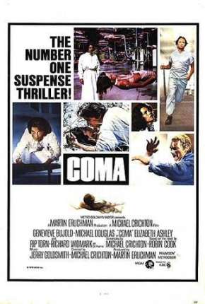 Capa do Filme Coma (1978) – pôster oficial
