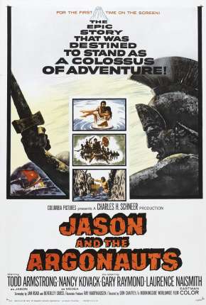 Capa do Filme Jasão e o Velo de Ouro (1963) – pôster oficial