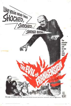 Capa do Filme O Monstro de Frankenstein - Legendado (1964) – pôster oficial