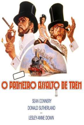 Capa do Filme O Primeiro Assalto de Trem (1978) – pôster oficial