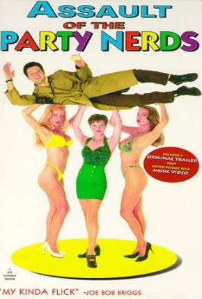 Capa do Filme Penetras na Festa dos Nerds (1989) – pôster oficial