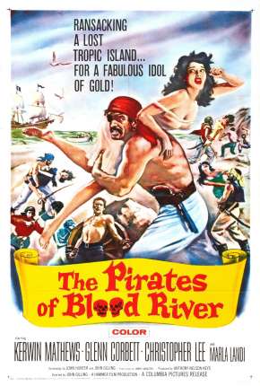 Capa do Filme Piratas do Rio Sangrento - Legendado (1962) – pôster oficial